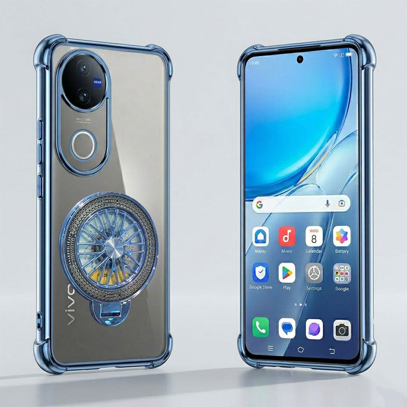Vivo V50 5G Premium Stress Buster Wheel Rotating Shockproof Airbags Case