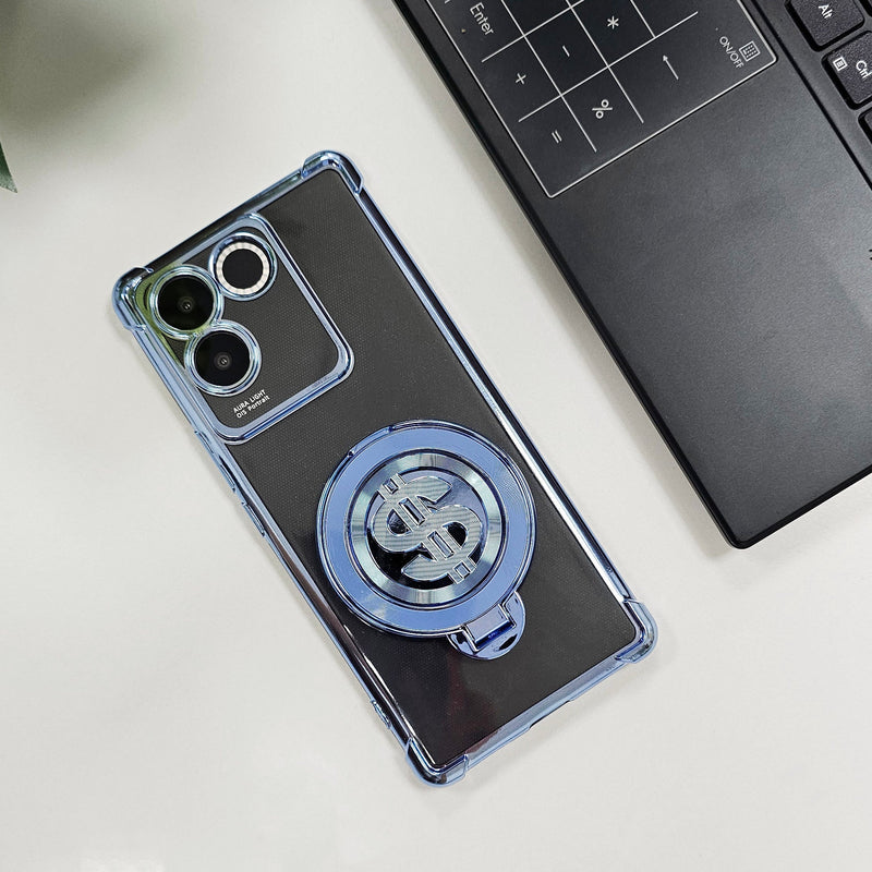 Vivo T2 Pro 5G Four Corner Airbags 100% Original Astro Money Magnet Rotating Dollar Case