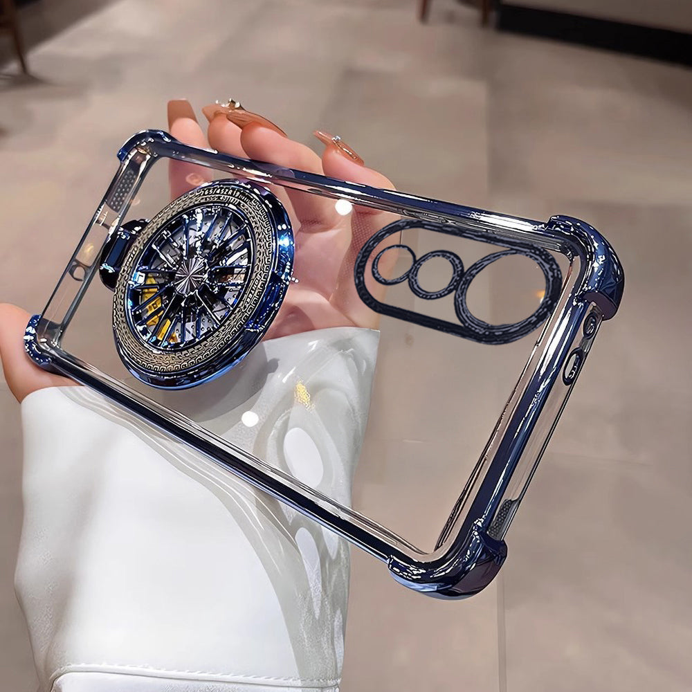Vivo V40 Pro 5G Premium Stress Buster Wheel Rotating Shockproof Airbags Case