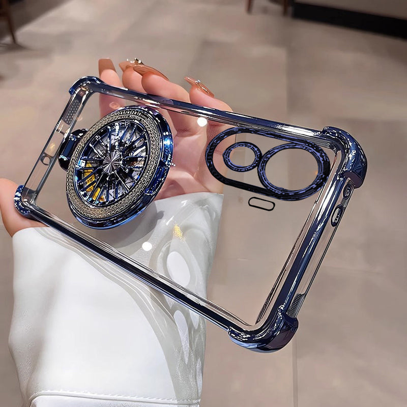Vivo V40e 5G Premium Stress Buster Wheel Rotating Shockproof Airbags Case