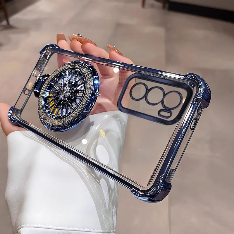 Oppo Reno 12 Pro 5G Premium Stress Buster Wheel Rotating ShockproofΒ AirbagsΒ Case