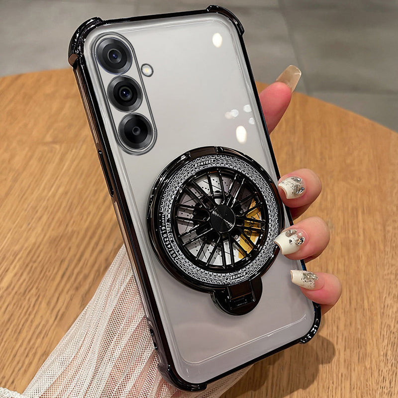Samsung Galaxy A16 5G Premium Stress Buster Wheel Rotating Shockproof Airbags Case
