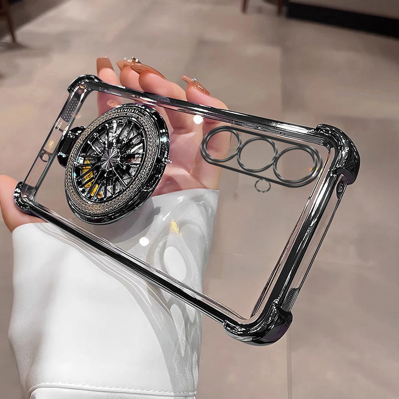 Samsung Galaxy A36 5G Premium Stress Buster Wheel Rotating Shockproof Airbags Case