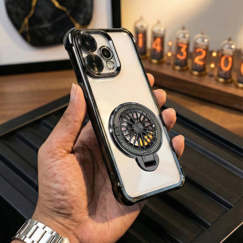 Oppo Reno 15 5G Premium Stress Buster Wheel Rotating Shockproof Airbags Case