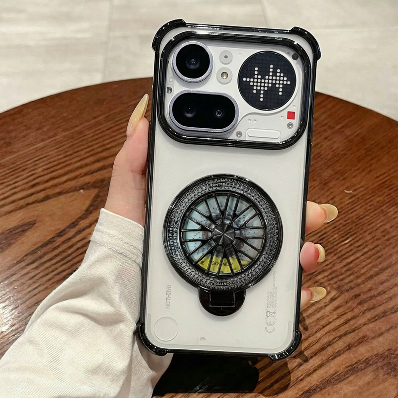 Nothing Phone 4a Pro 5G Premium Stress Buster Wheel Rotating ShockproofΒ AirbagsΒ Case