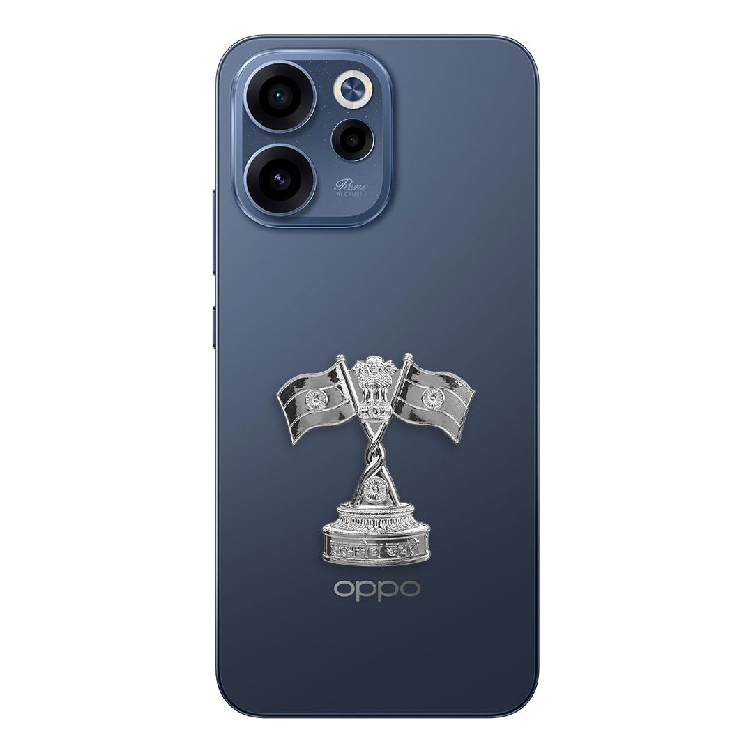 Oppo Reno 15C 5G Compatible Satyamev Jayate 3D Metal Emblem Sticker