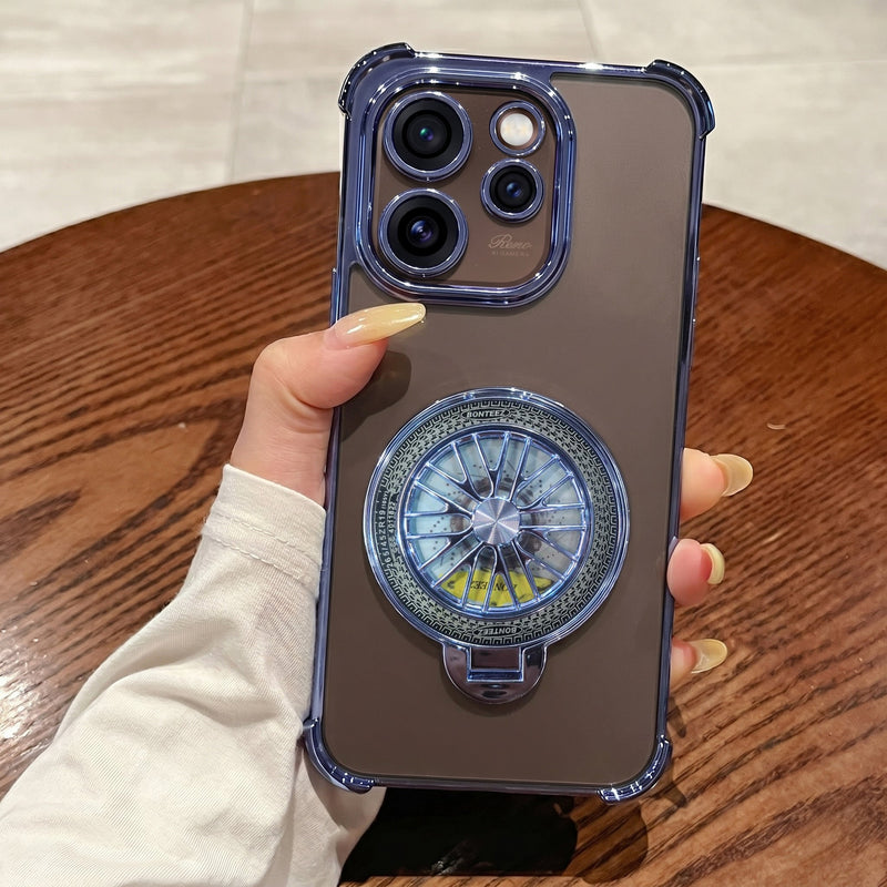 Oppo Reno 15 Pro Mini 5G Premium Stress Buster Wheel Rotating Shockproof Airbags Case