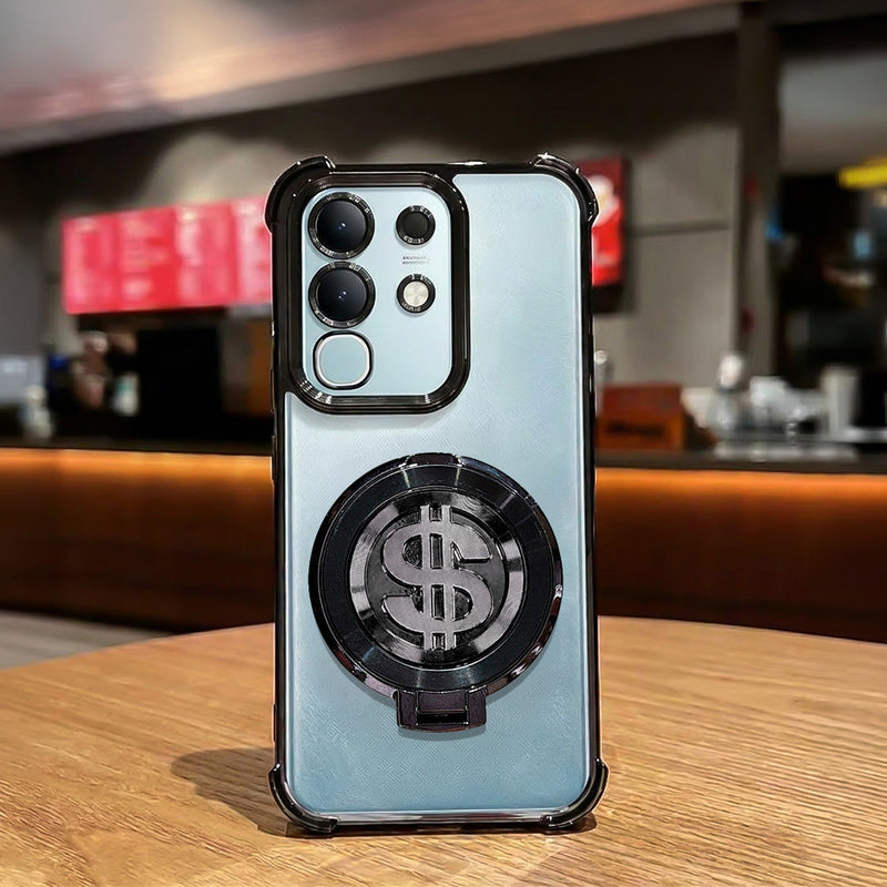Vivo T4x 5G Four Corner Airbags 100% Original Astro Money Magnet Rotating Dollar Case
