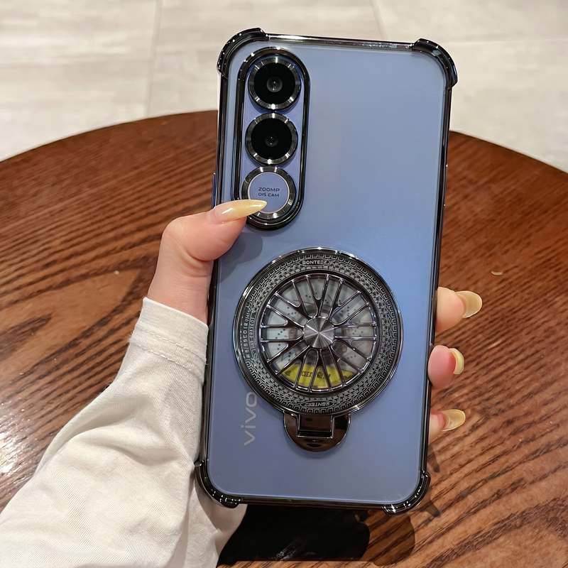 Vivo V70 FE 5G Premium Stress Buster Wheel Rotating Shockproof Airbags Case