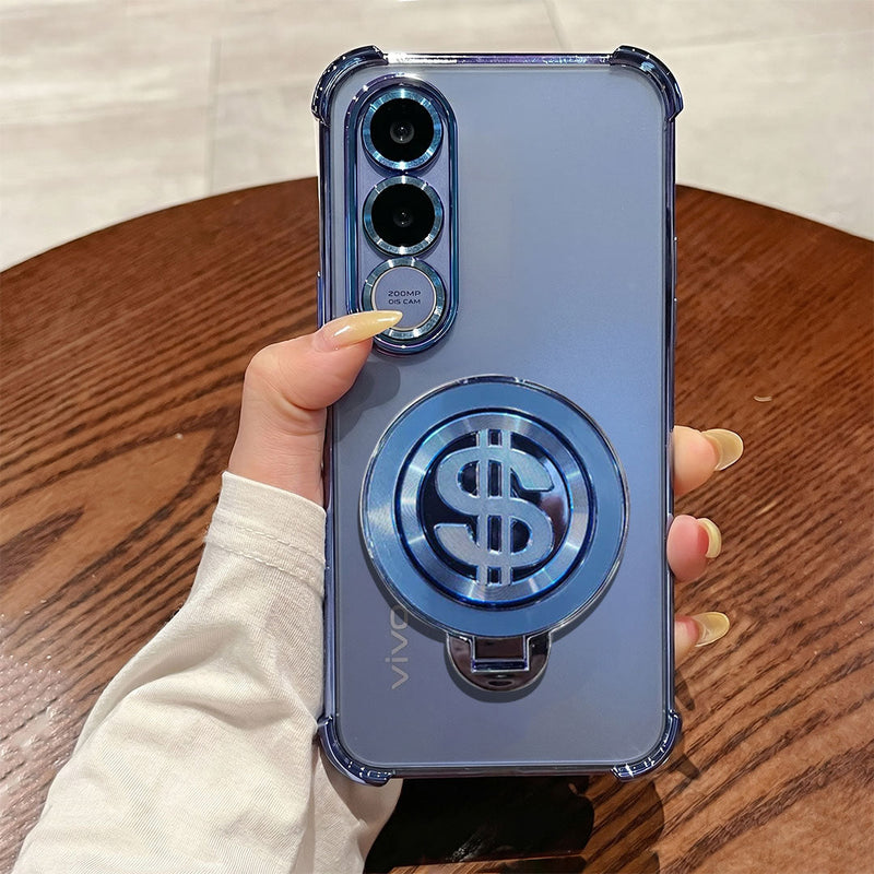 Vivo V70 FE 5G Four Corner Airbags 100% Original Astro Money Magnet Rotating Dollar Case