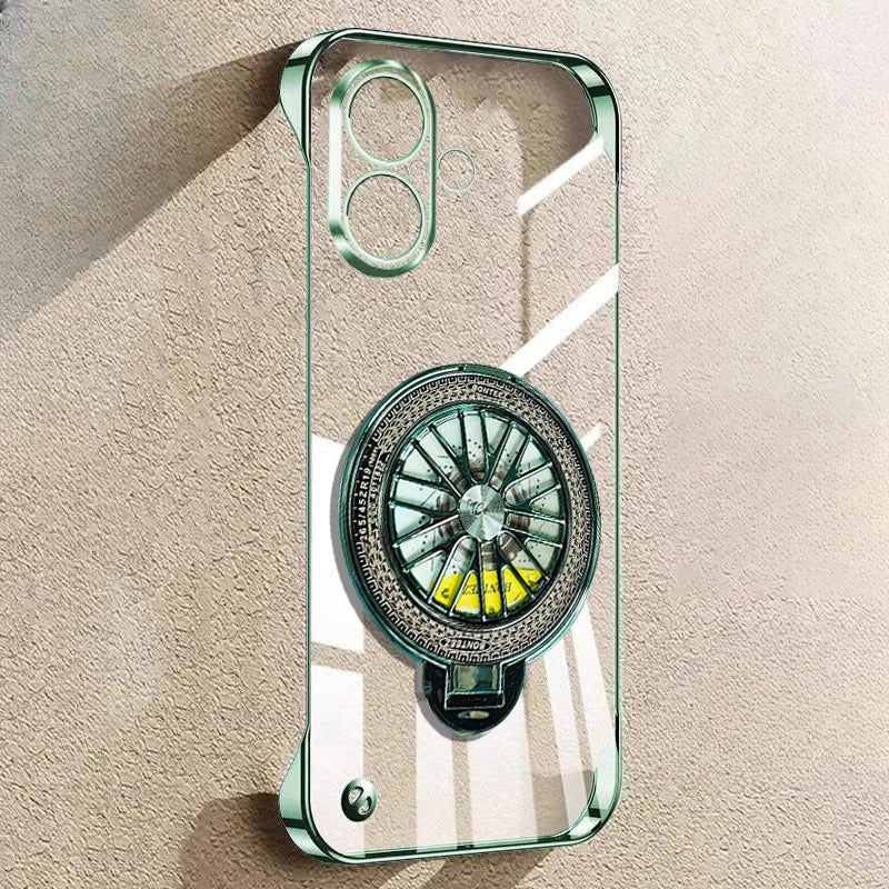 iPhone 16 Porscheยฎ Wheel Frameless Case