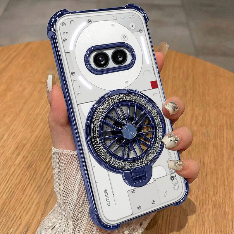 Nothing Phone 2a 5G Premium Stress Buster Wheel Rotating Shockproof Airbags Case