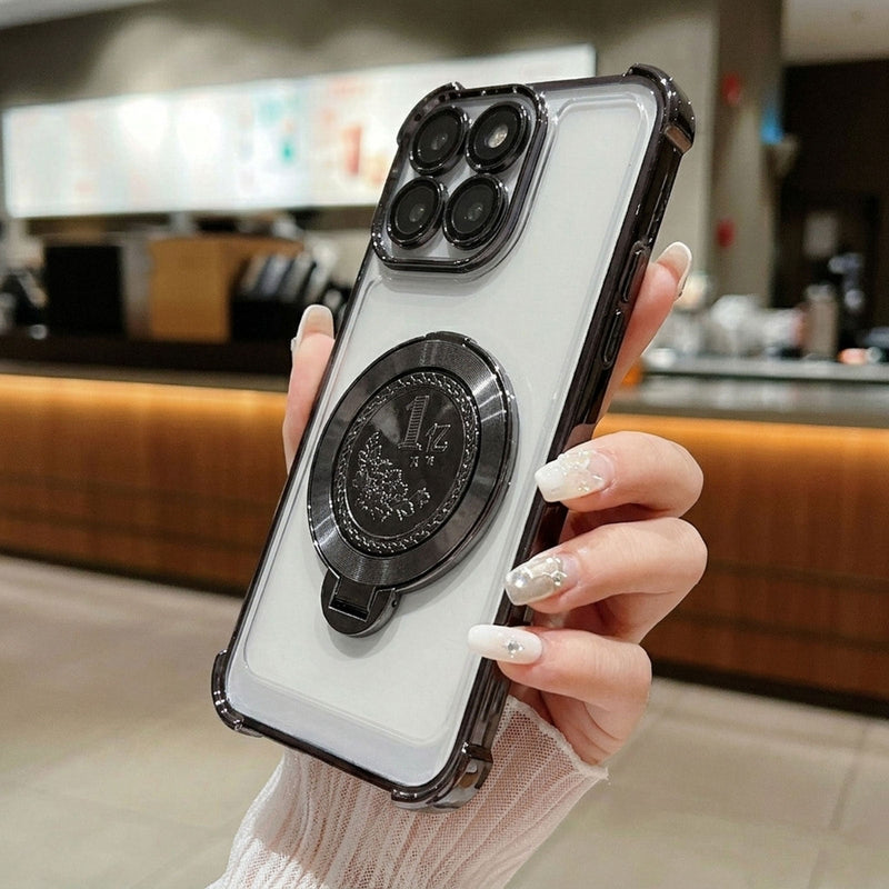 Motorola Edge 70 5G Premium Billion Wheel Rotating Shockproof Airbags Case
