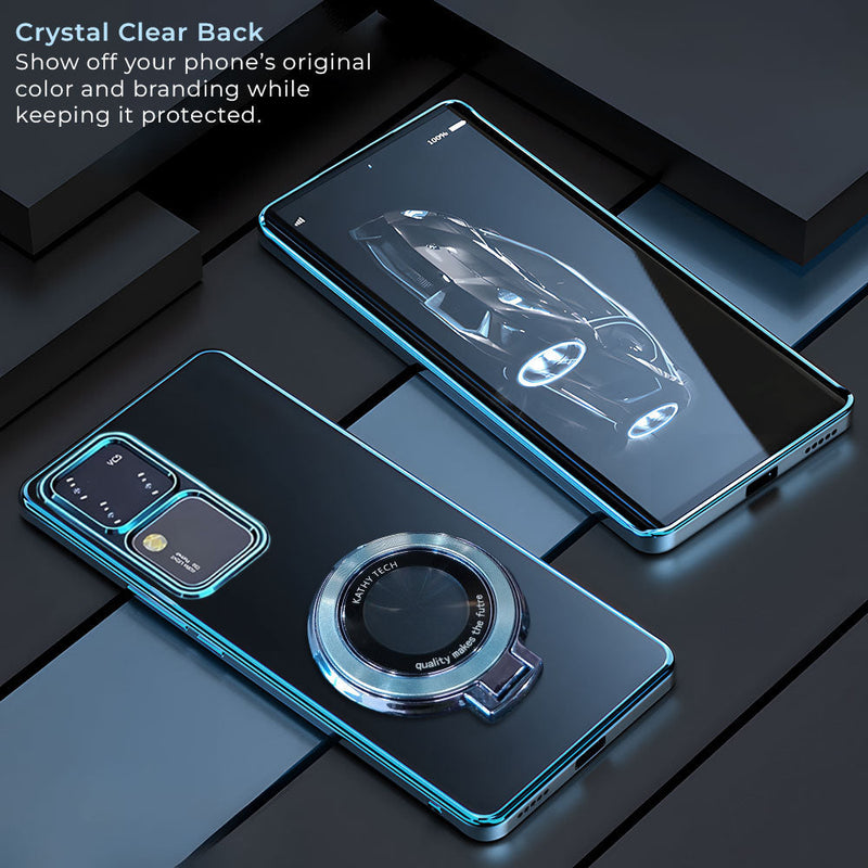 Vivo V30 Pro 5G Magnifier Electroplating Case