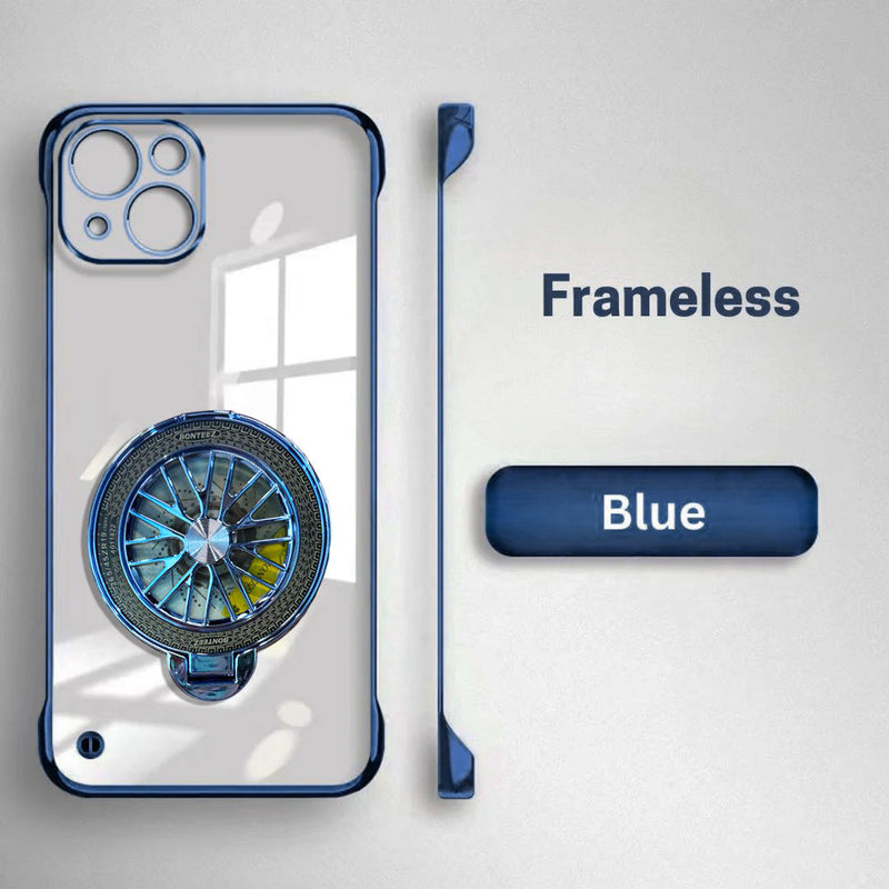 iPhone 15 Porscheยฎ Wheel Frameless Case