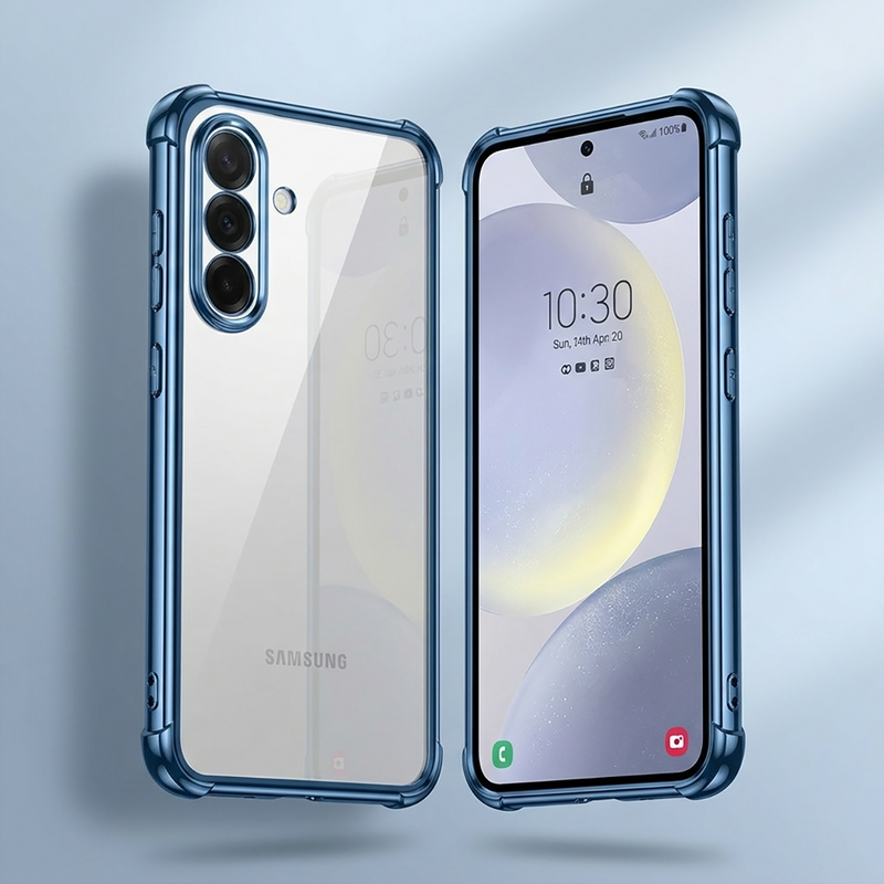 Samsung Galaxy A15 5G Anti-Yellow Electroplating Transparent Airbags Case