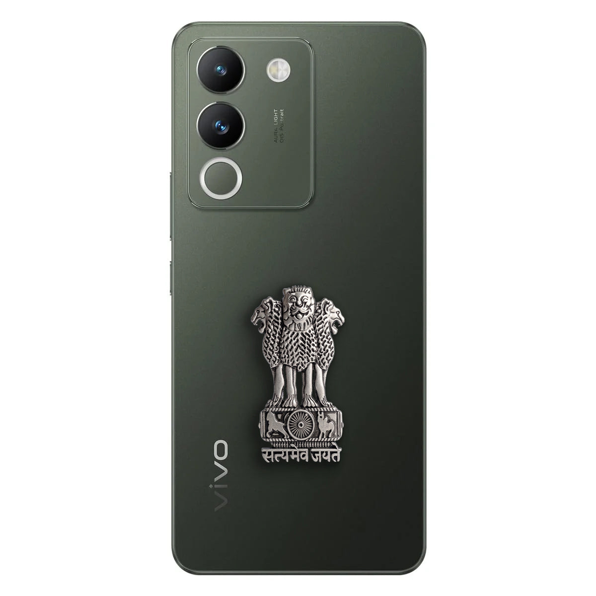 Vivo Y200 5G Compatible Satyamev Jayate 3D Metal Emblem Sticker