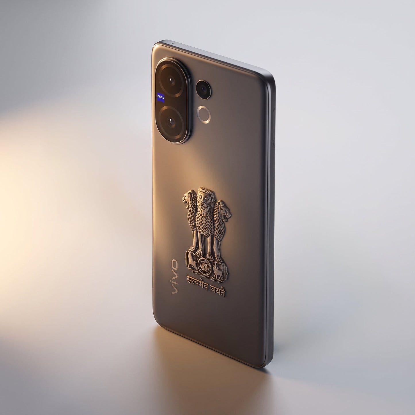 Vivo X200 FE 5G Compatible Satyamev Jayate 3D Metal Emblem Sticker