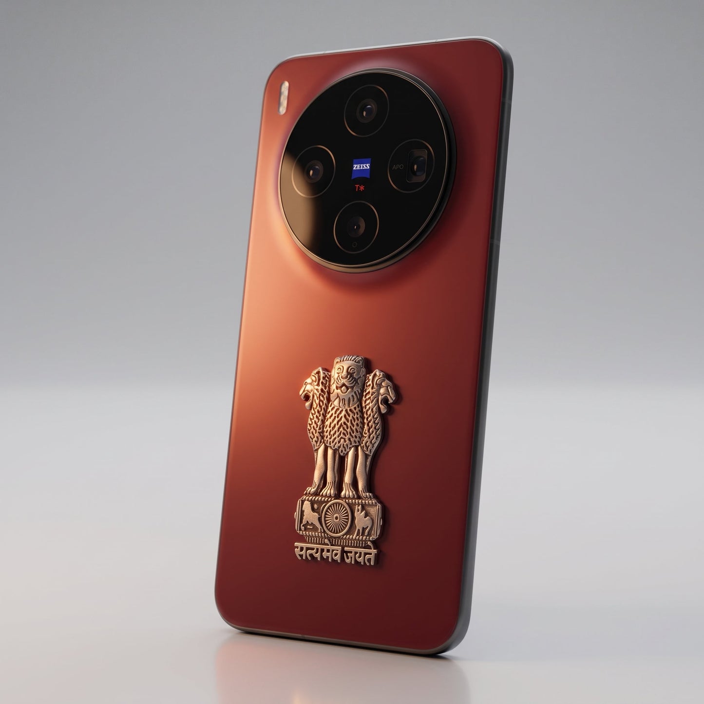 Vivo X300 5G Compatible Satyamev Jayate 3D Metal Emblem Sticker