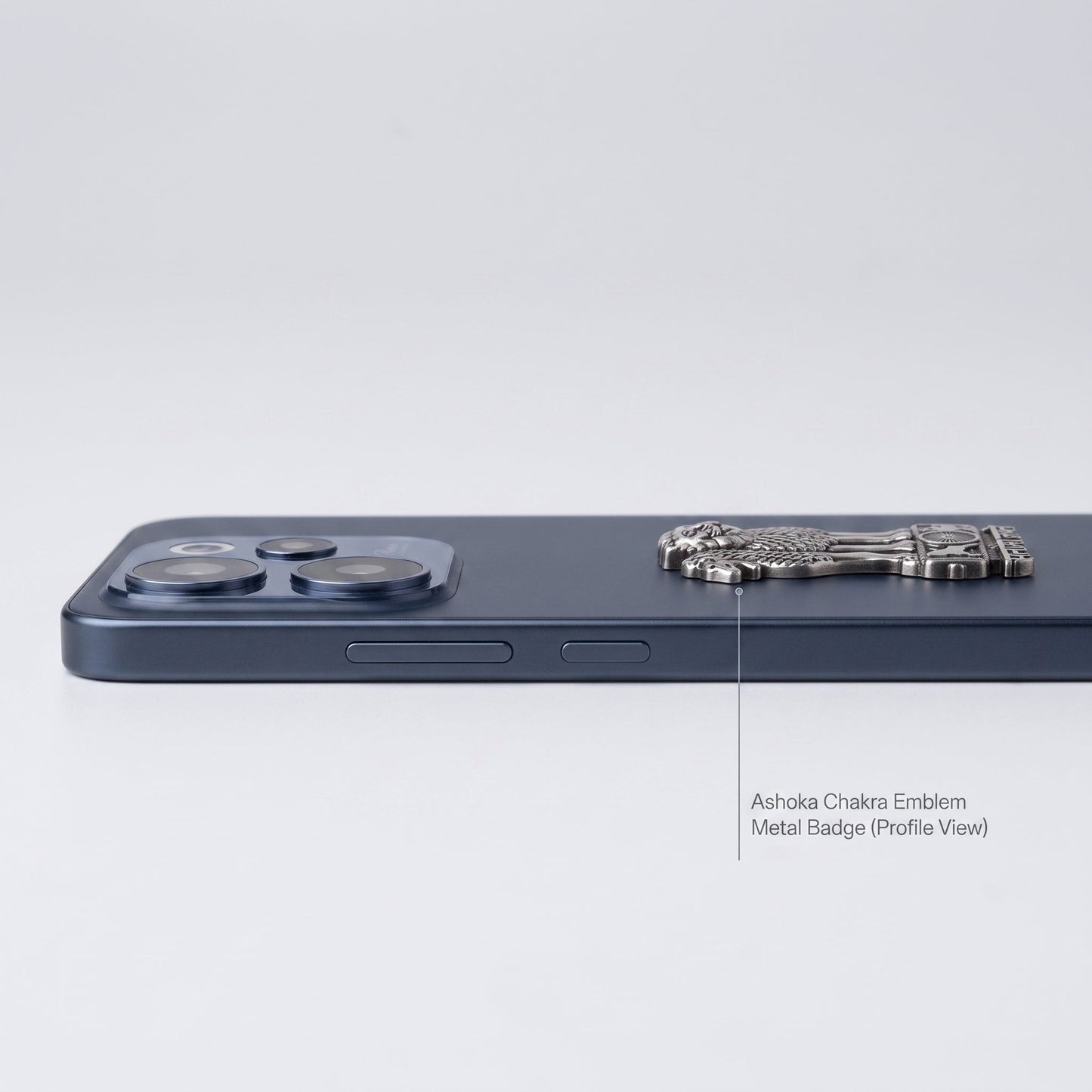 Oppo Reno 15C 5G Compatible Satyamev Jayate 3D Metal Emblem Sticker