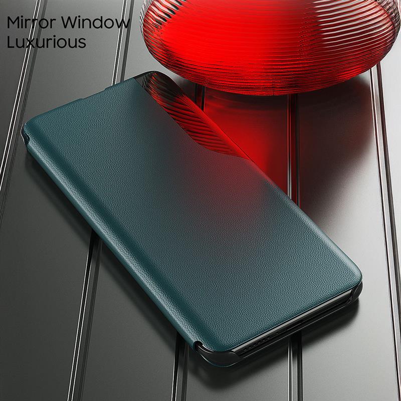 Redmi Note 14 Pro+ 5G Luxury Half Window Leather Flip Case