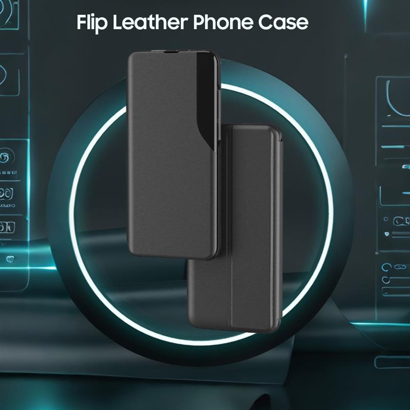 Vivo Y58 5G Luxury Half Window Leather Flip Case