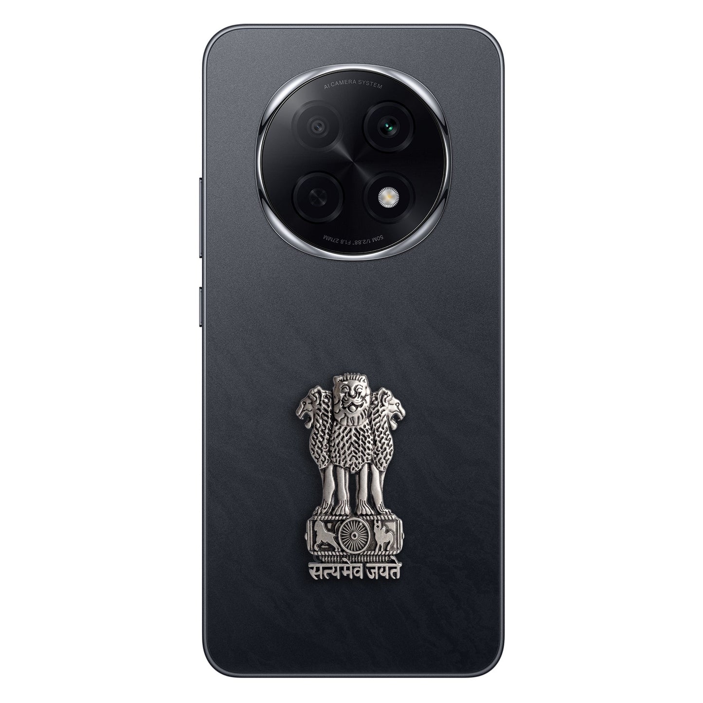 Oppo F29 Pro 5G Compatible Satyamev Jayate 3D Metal Emblem Sticker