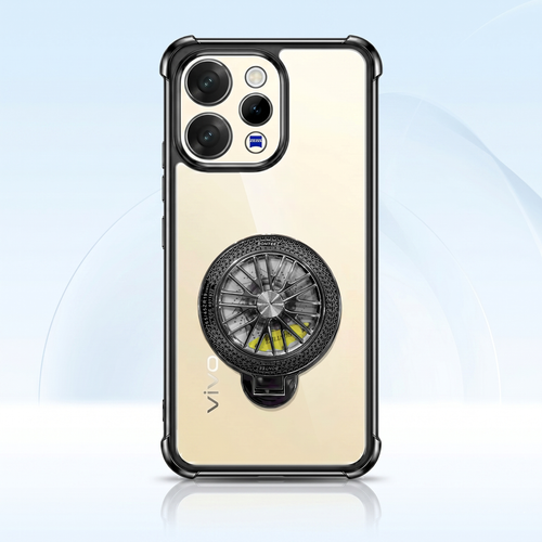 Vivo V70 5G Premium Stress Buster Wheel Rotating Shockproof Airbags Case