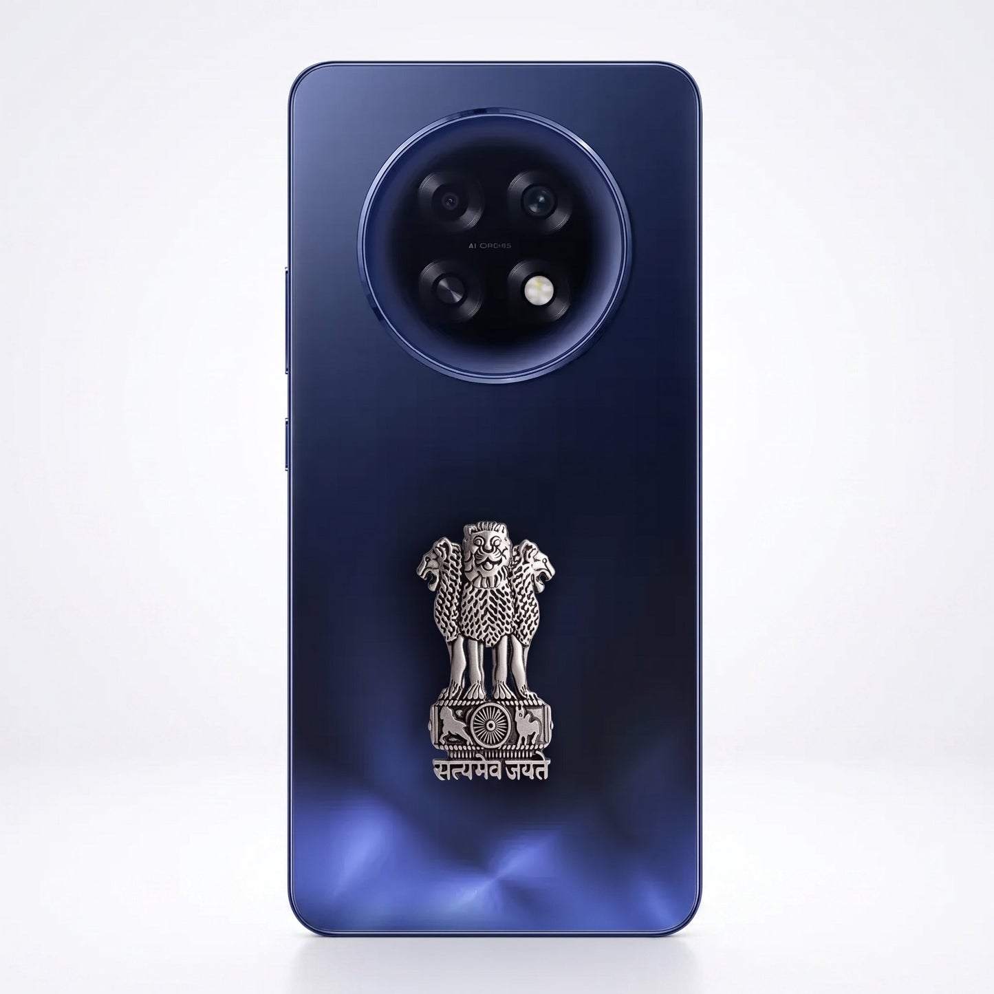 Oppo F31 Pro Plus 5G Compatible Satyamev Jayate 3D Metal Emblem Sticker