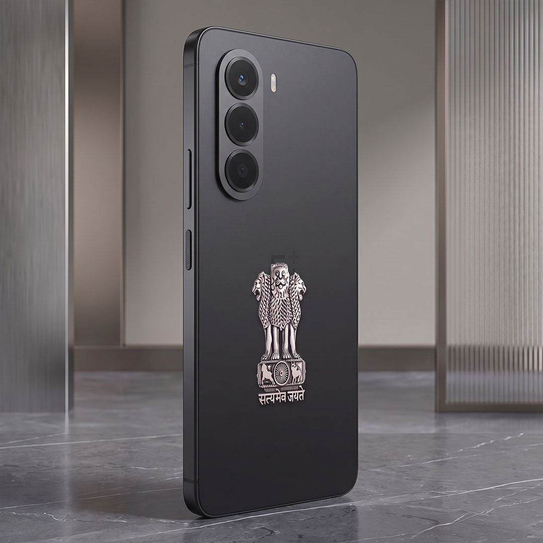 OnePlus Nord CE6 Lite 5G Compatible Satyamev Jayate 3D Metal Emblem Sticker
