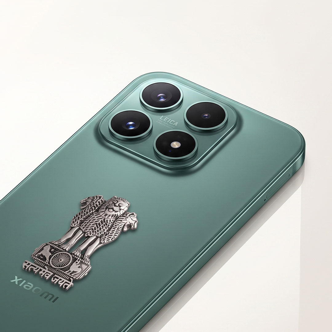 Xiaomi 17 5G Compatible Satyamev Jayate 3D Metal Emblem Sticker