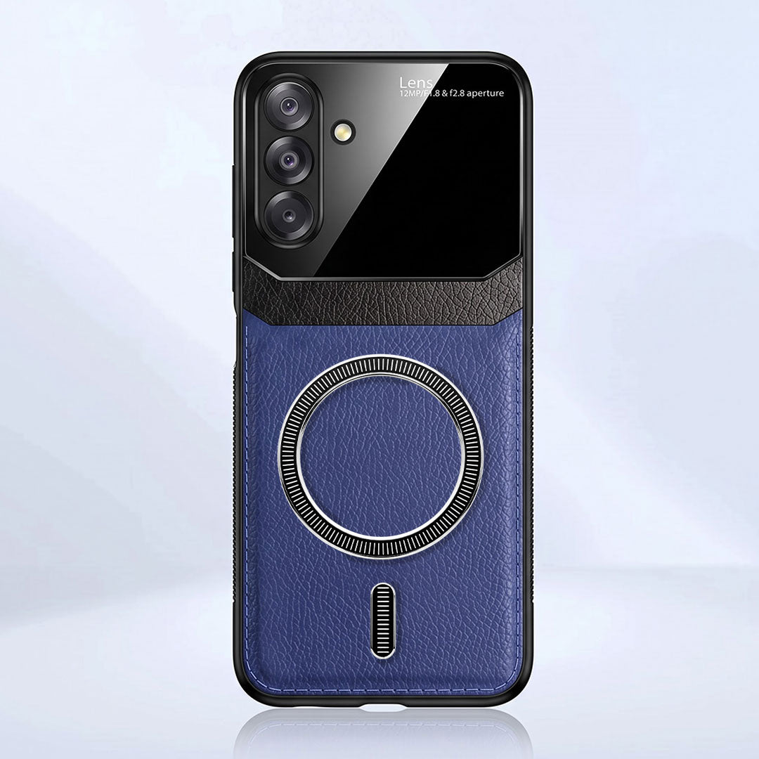 Samsung Galaxy A26 5G Premium Magsafe Magnetic Leather Lens Protective Case