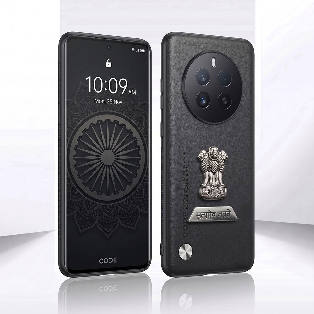 Realme 12 Pro+ 5G Satyamev Jayate 2-in-1 Emblem Vegan Leather Back Case