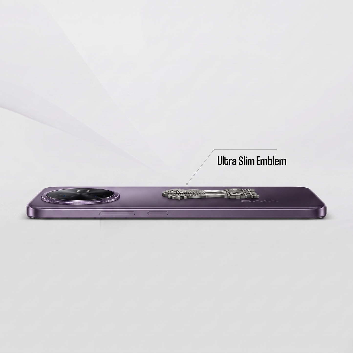 Vivo Y39 5G Compatible Satyamev Jayate 3D Metal Emblem Sticker
