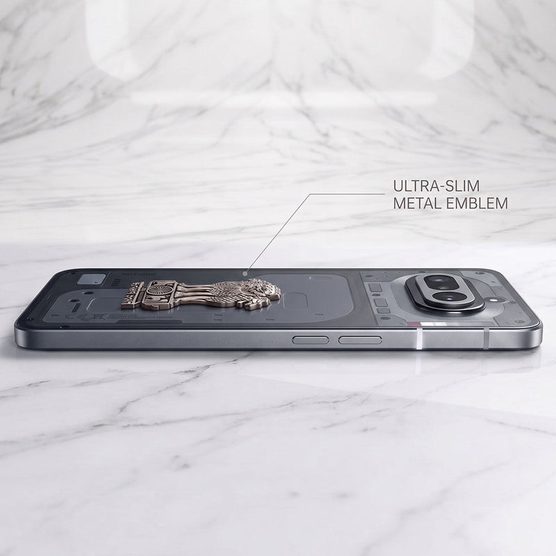 Nothing Phone 4A 5G Compatible Satyamev Jayate 3D Metal Emblem Sticker