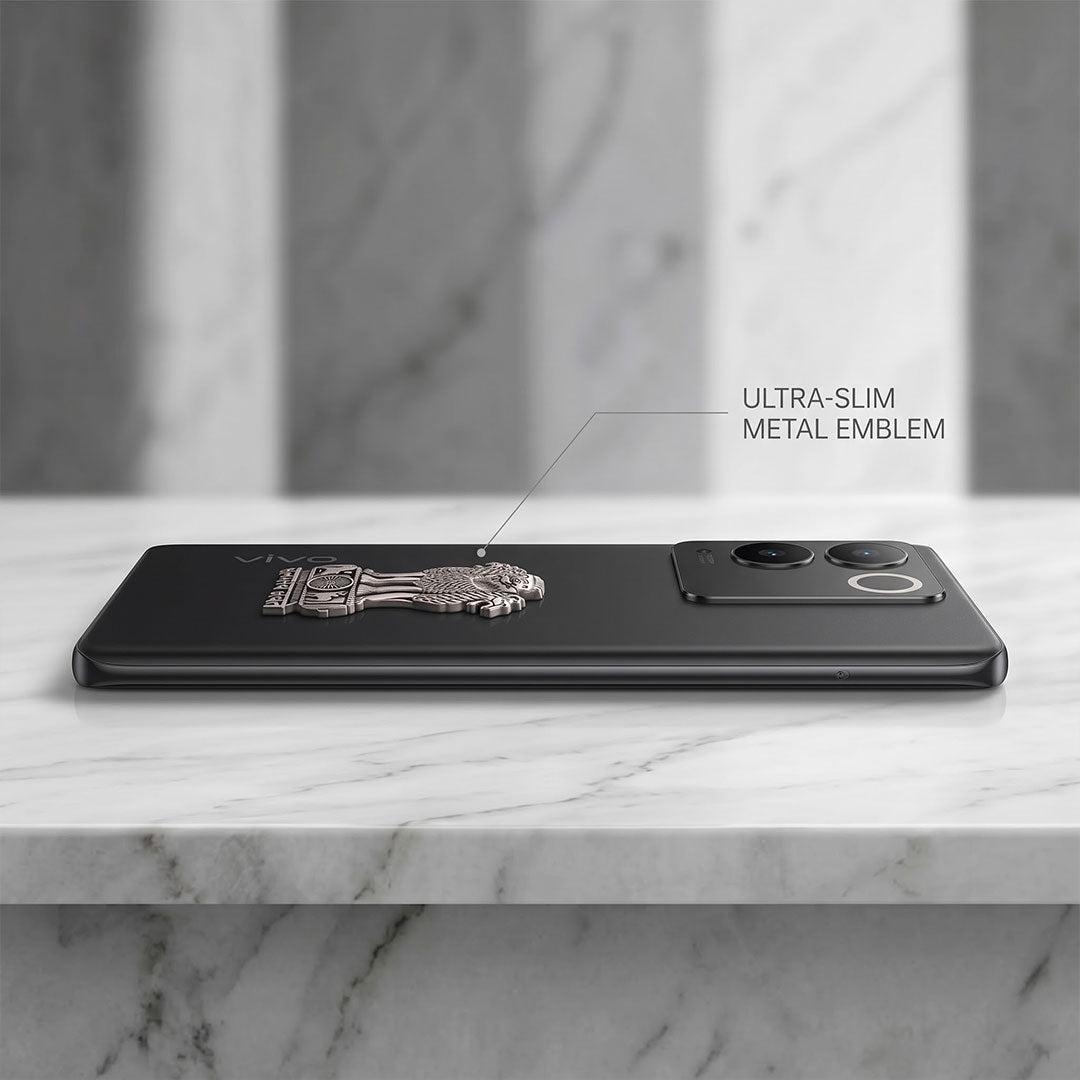 Vivo T2 Pro 5G Compatible Satyamev Jayate 3D Metal Emblem Sticker