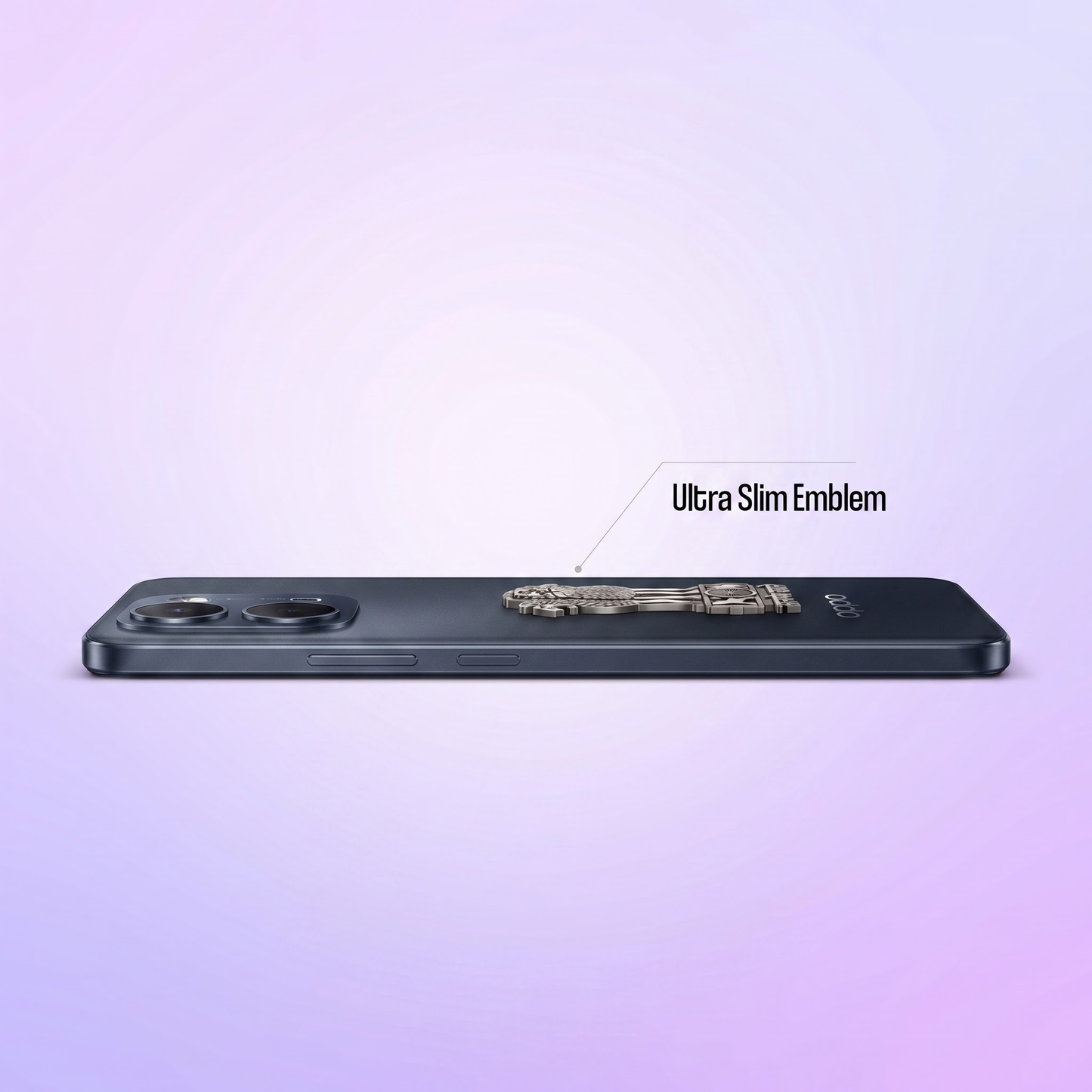 Oppo A5x 5G Compatible Satyamev Jayate 3D Metal Emblem Sticker