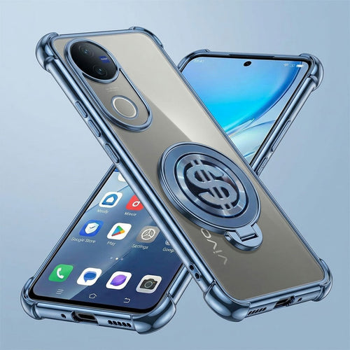 Vivo V50 5G Four Corner Airbags 100% Original Astro Money Magnet Rotating Dollar Case