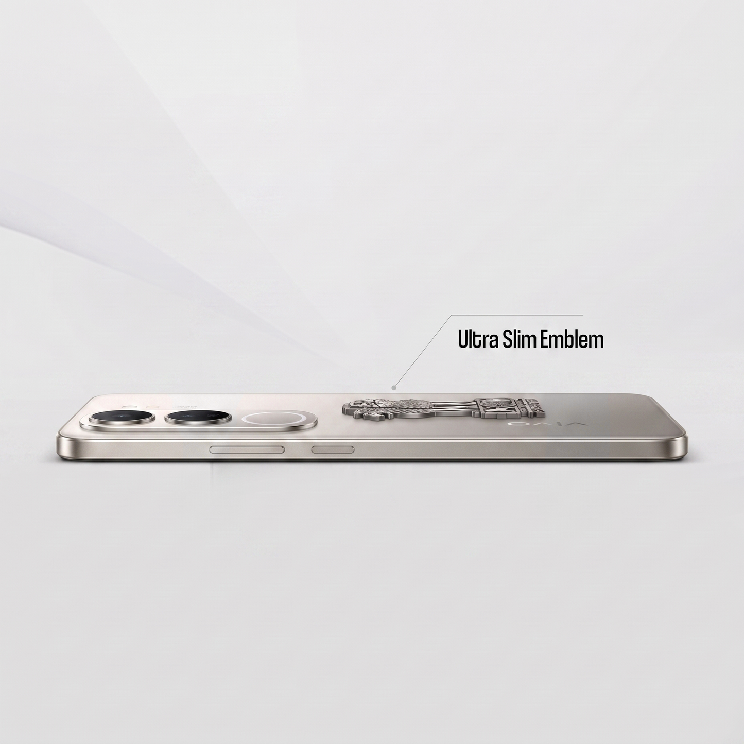 Vivo Y300 5G Compatible Satyamev Jayate 3D Metal Emblem Sticker