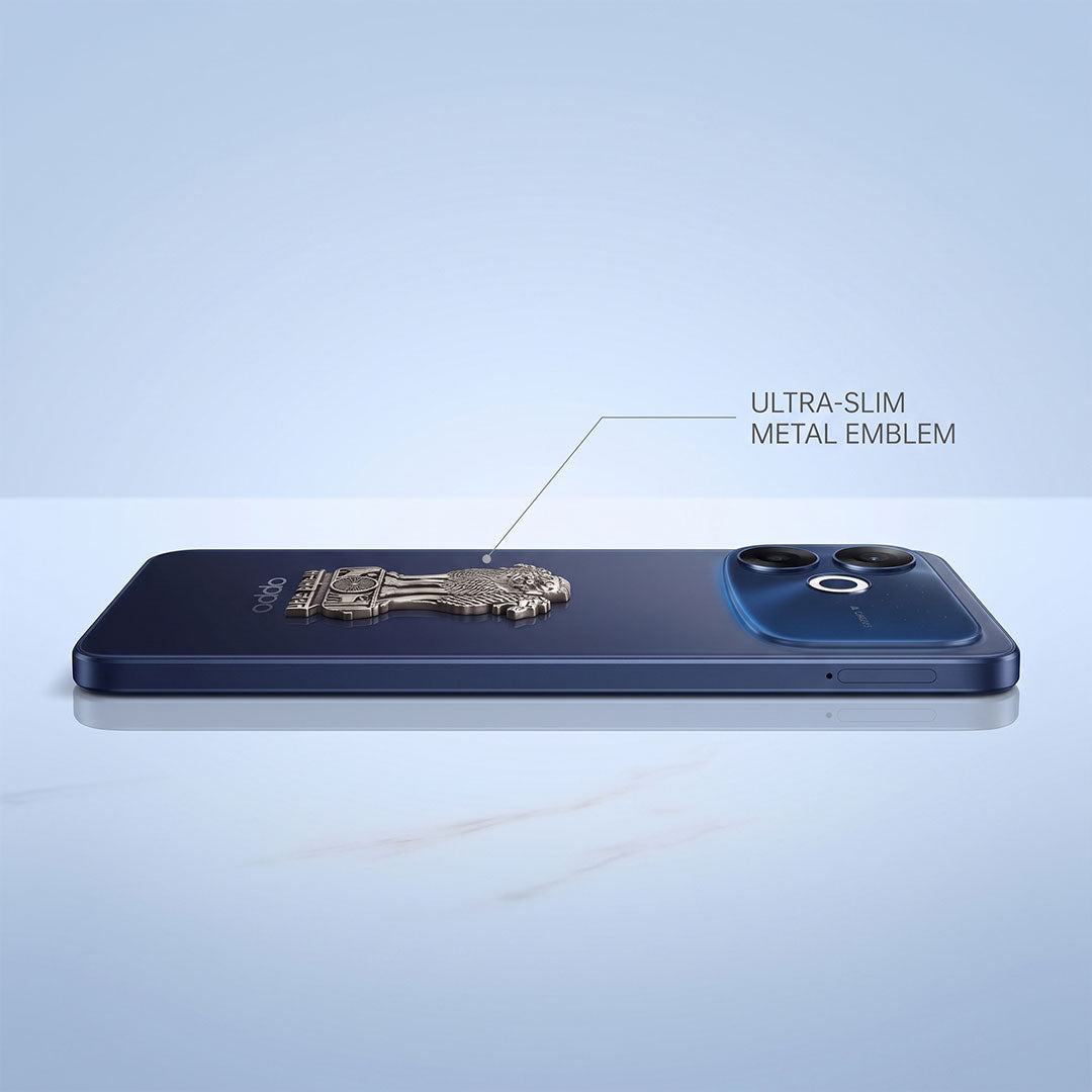 Oppo F33 Pro 5G Compatible Satyamev Jayate 3D Metal Emblem Sticker