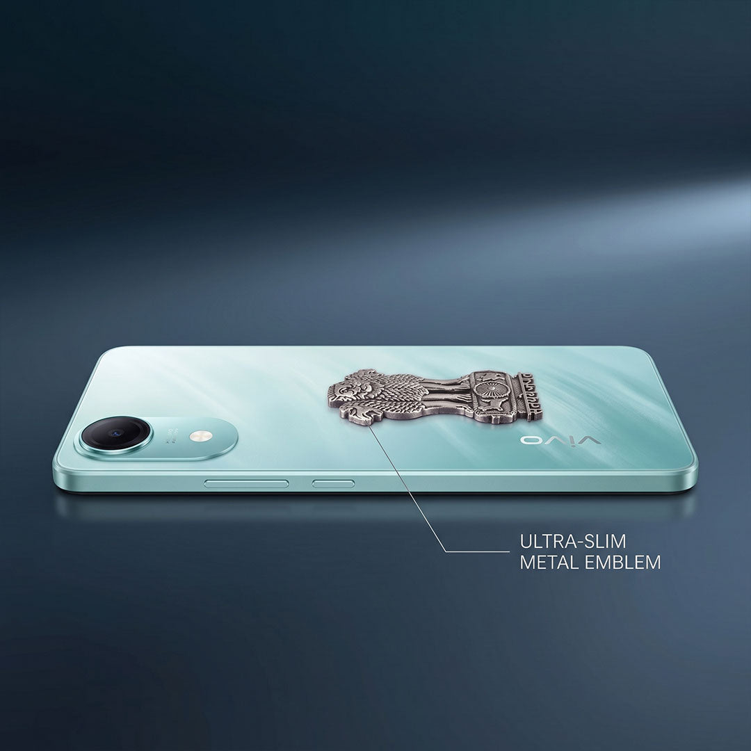Vivo T5e 5G Compatible Satyamev Jayate 3D Metal Emblem Sticker