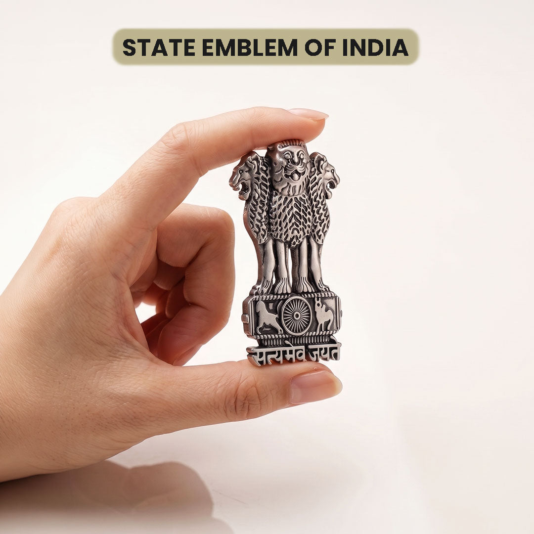 OnePlus Nord 5 5G Compatible Satyamev Jayate 3D Metal Emblem Sticker