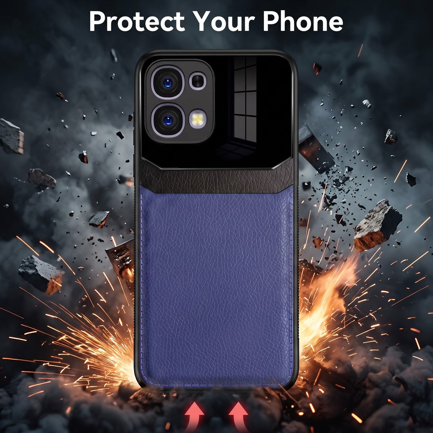 Oppo F31 5G Premium Leather Lens Protective Case