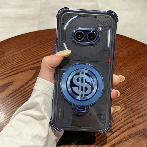 Nothing Phone 2a 5G Four Corner Airbags 100% Original Astro Money Magnet Rotating Dollar Case
