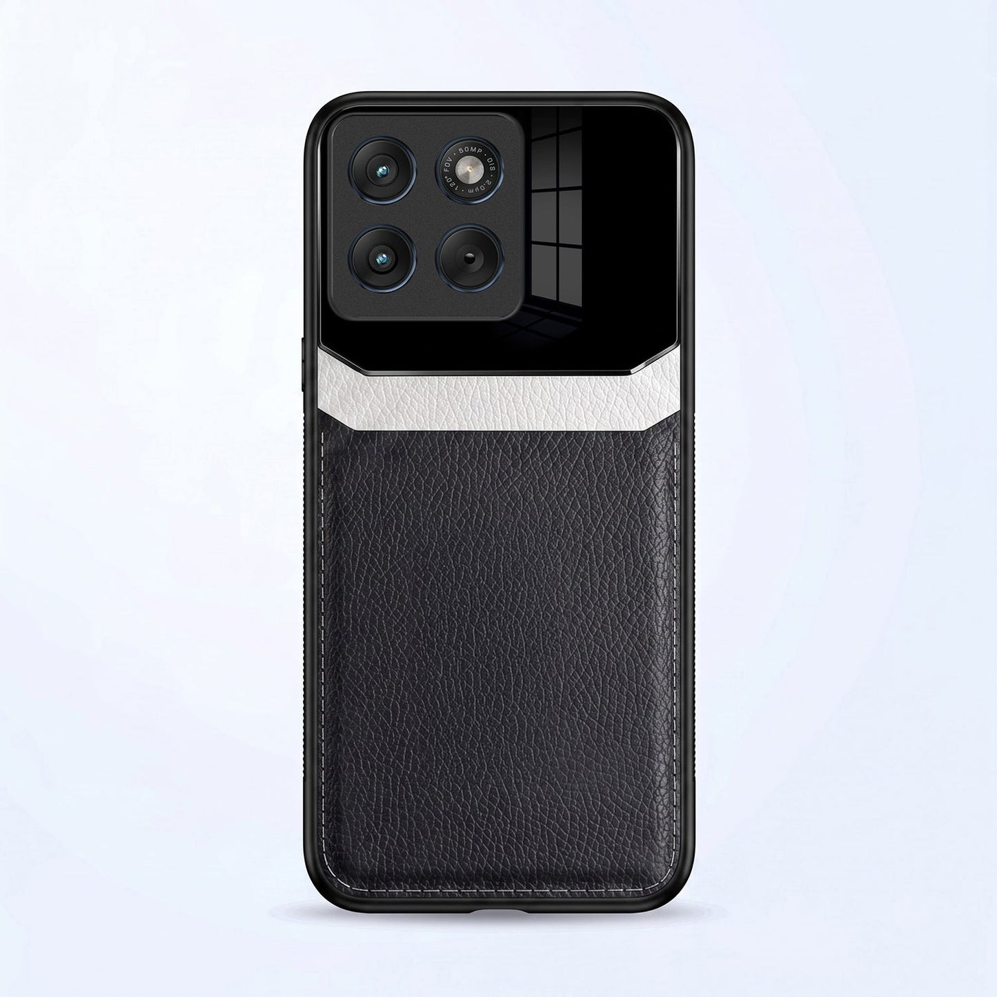 Motorola Edge 70 Fusion 5G Premium Leather Lens Protective Case
