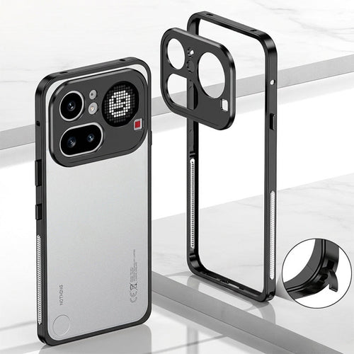 Nothing Phone 4a Pro 5G Aluminium Metal Frame Case With Metal Camera Lens Protection