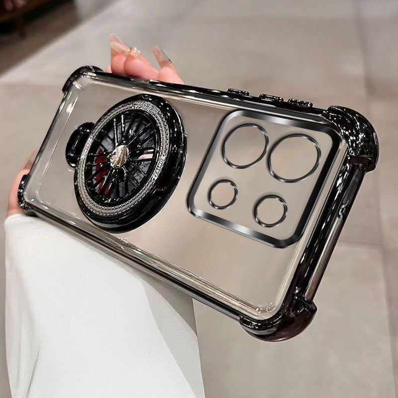 Oppo Reno 13 5G Premium Stress Buster Wheel Rotating Shockproof Airbags Case