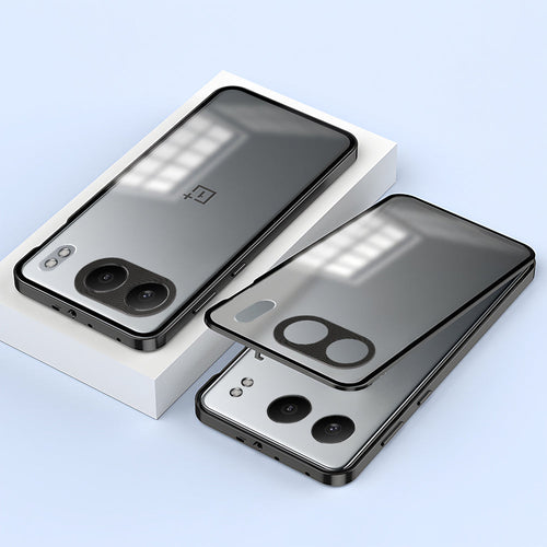 OnePlus Nord 4 5G Aluminium Metal Bumper Shield Transparent Back Case