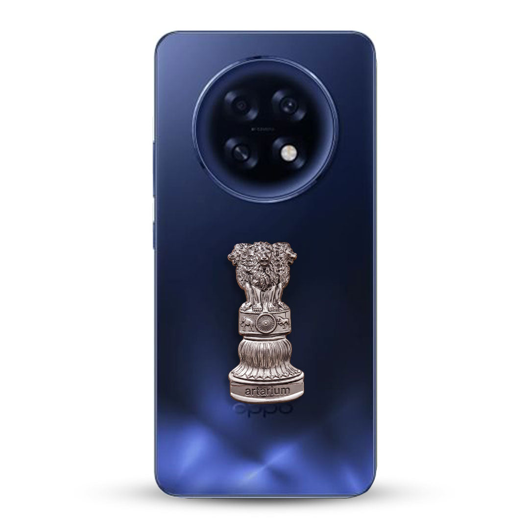 Oppo F31 Pro Plus 5G Compatible Satyamev Jayate 3D Metal Emblem Sticker