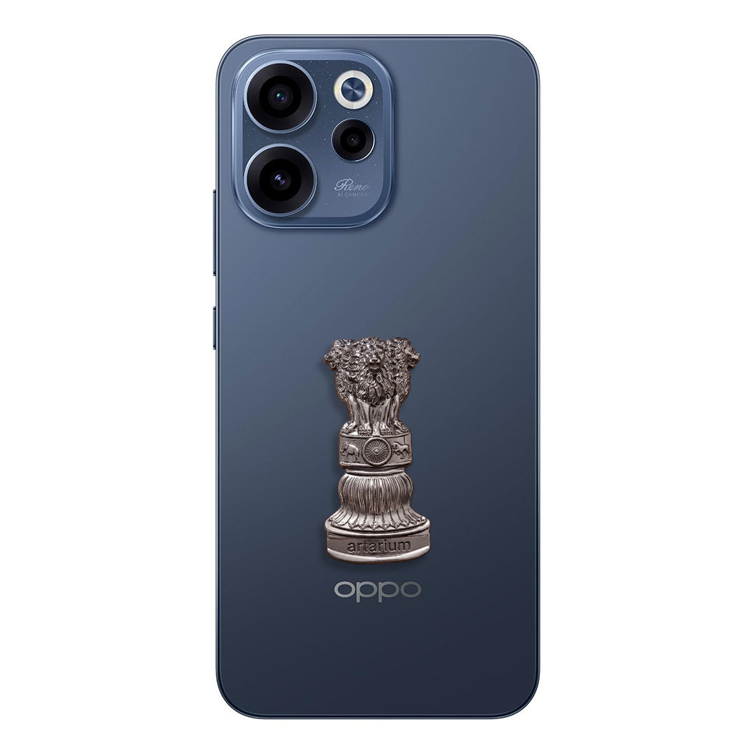 Oppo Reno 15C 5G Compatible Satyamev Jayate 3D Metal Emblem Sticker
